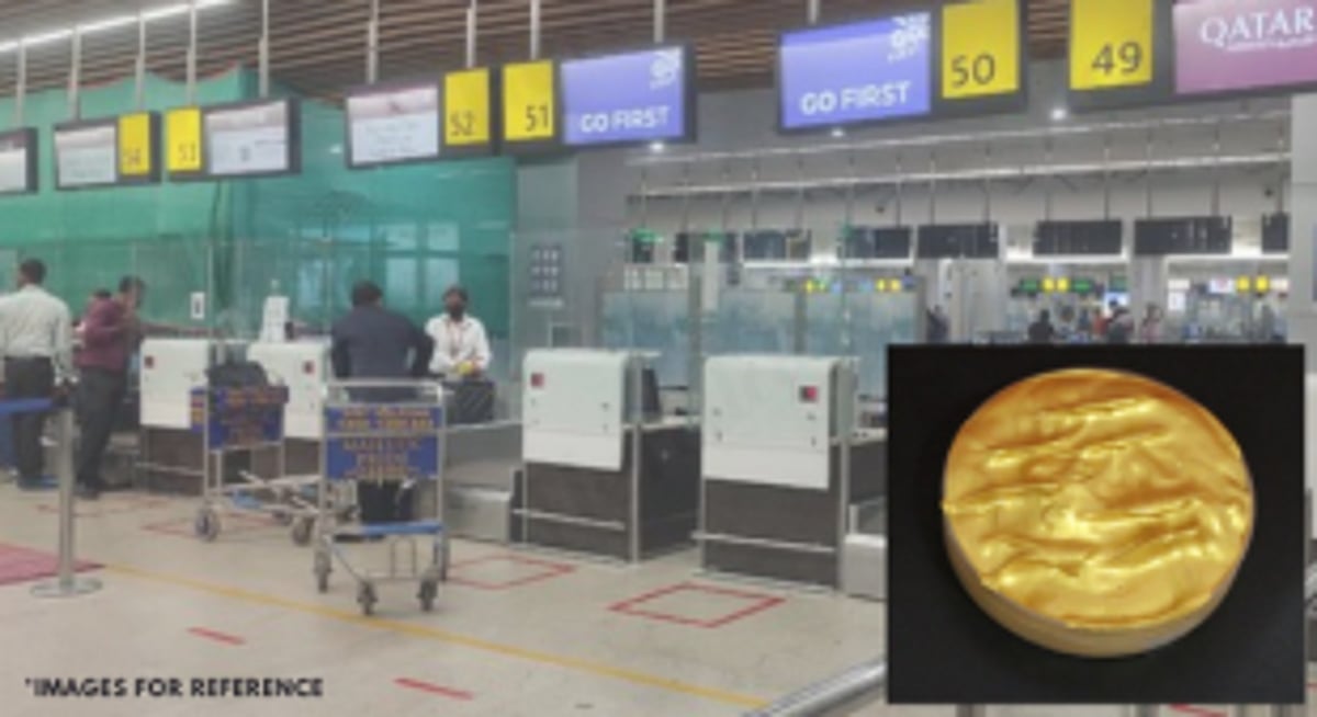 1.3 kg gold seized at Mopa airport