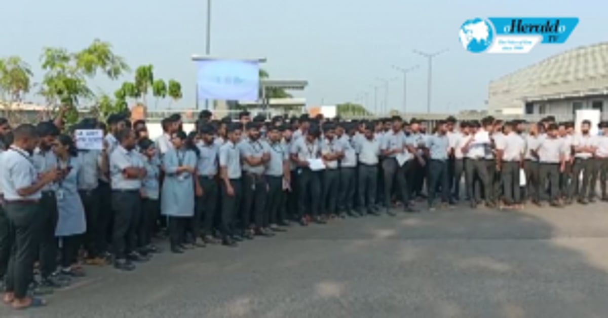 130 employees of the IFB AC plant at Verna stopped work over Job uncertainty