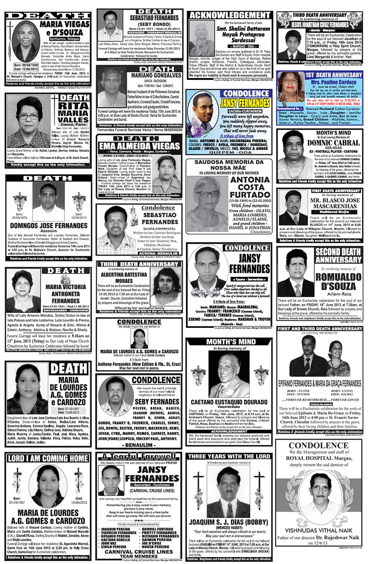 13th June 2013