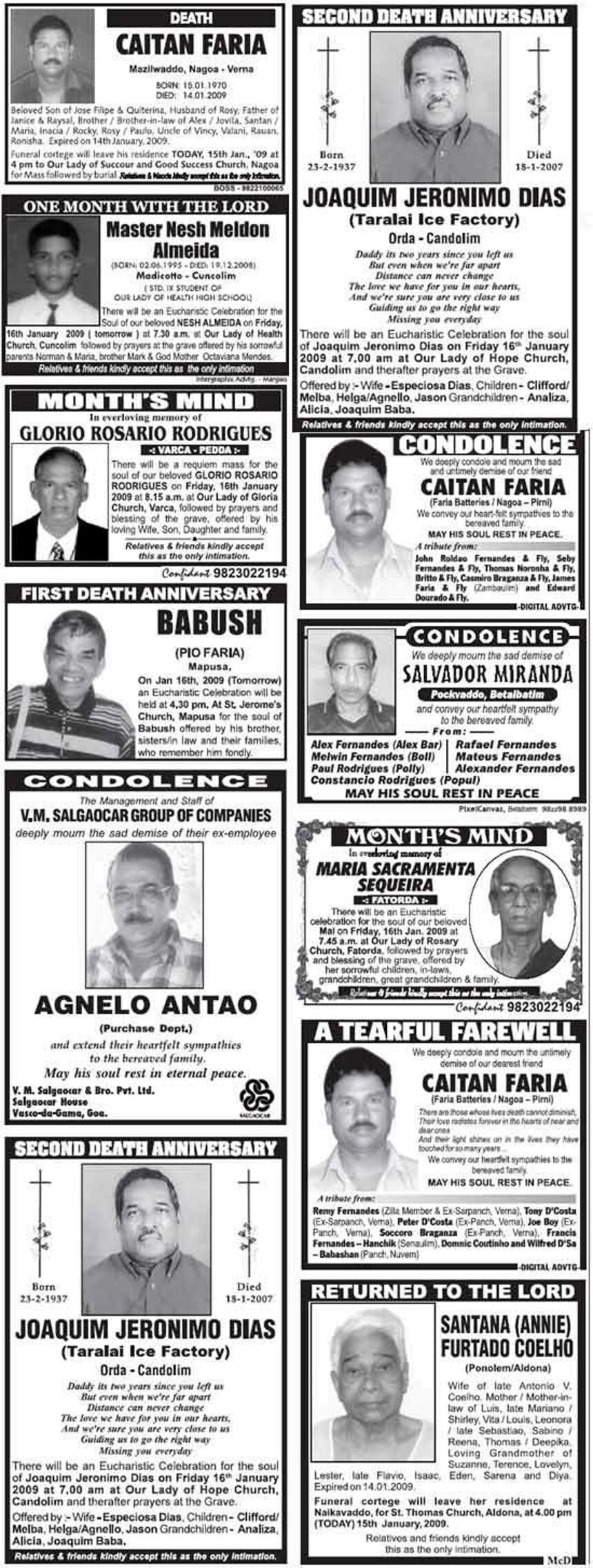 15 Jan,2009
