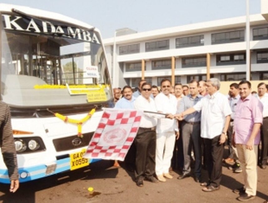 15 new buses connect Cujira school complex with Panjim 1 15 new buses connect Cujira school complex with Panjim