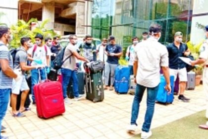 154 seafarers arrive, quarantined in Vasco hotels