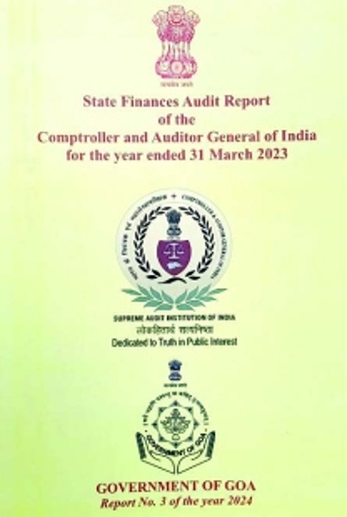 176 projects in Goa incomplete till March 31, 2023: CAG