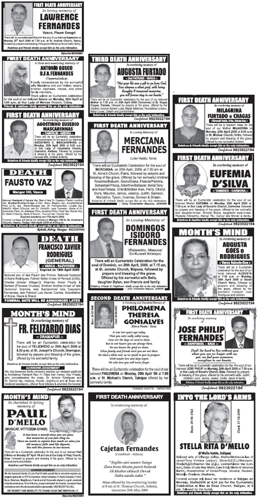 19 April, 2009