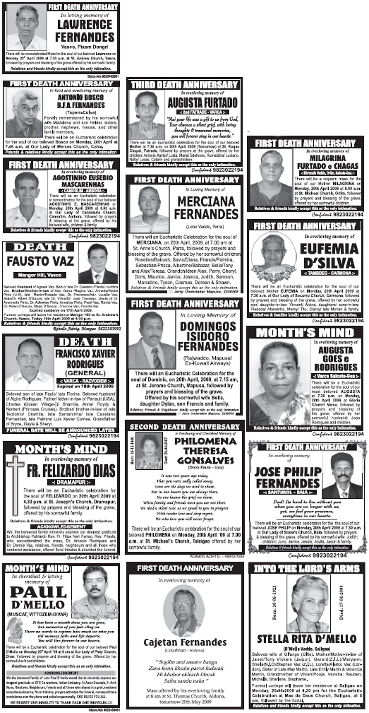 19 April, 2009