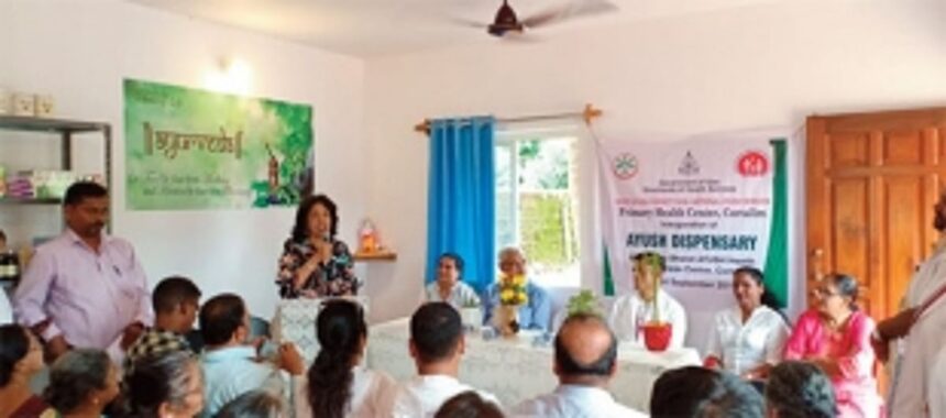 1st AYUSH OPD in Goa  at Cortalim PHC