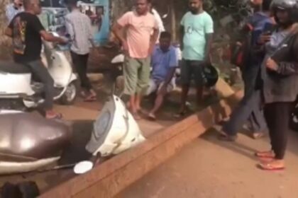 2 injured after Railway bridge height barrier bar falls in Margao