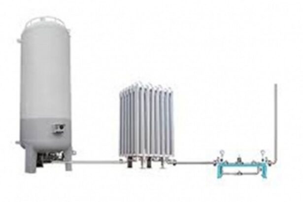 20k-litre oxygen tank installed   at GMC