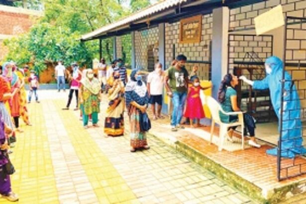 218 swab samples collected  from Paithona, Porvorim