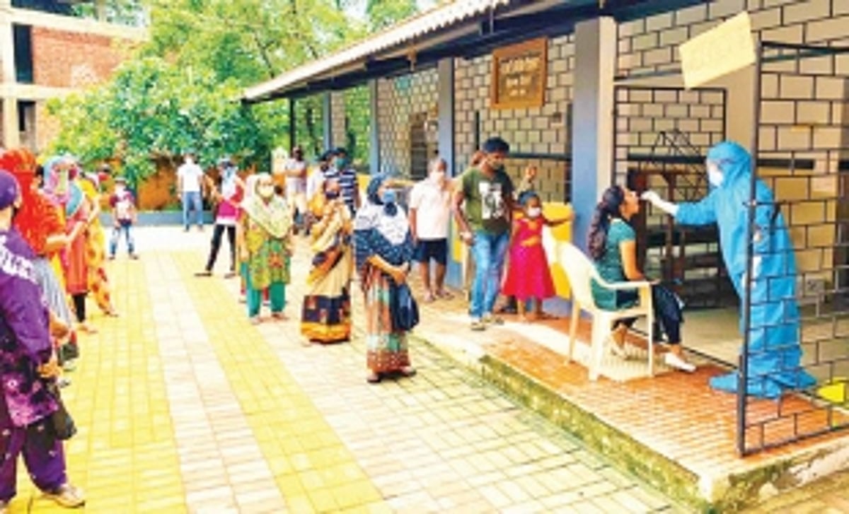 218 swab samples collected  from Paithona, Porvorim