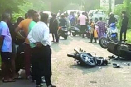22-yr-old killed in head-on collision between two-wheelers at Siridao