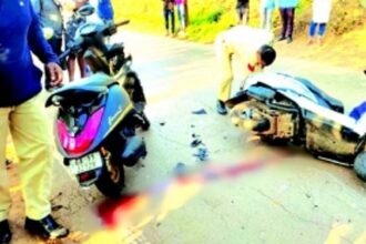 24-yr-old girl dies in head-on collision between two bikes