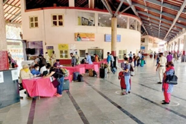 278 disembark at Margao Railway Station