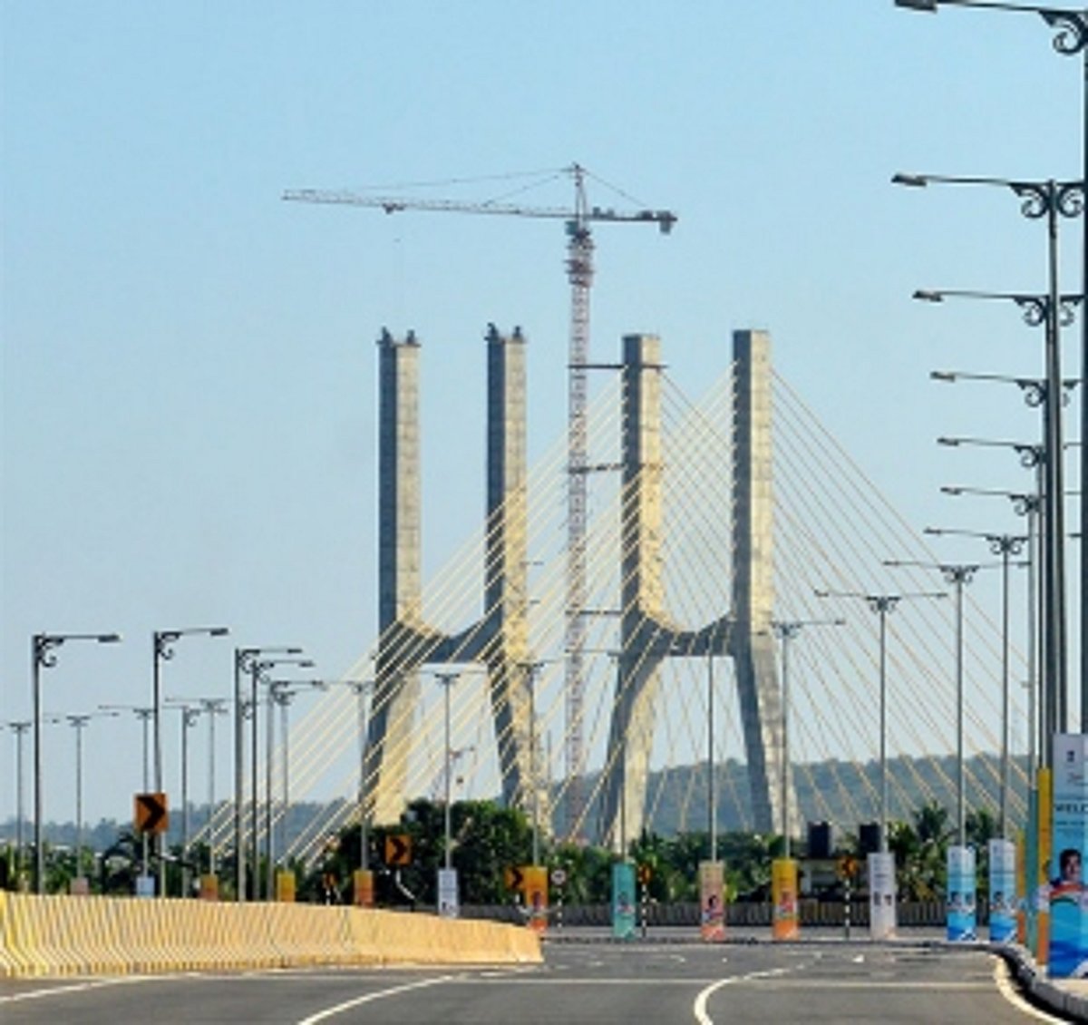 3 lanes of 4 lane right-hand corridor of Zuari bridge to be inaugurated today