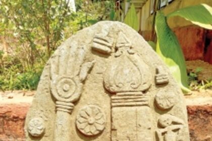 300-year-old sati stone discovered
