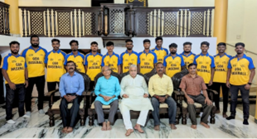 36th Senior National Baseball championship Durgesh Prabhugaonkar of Damodar Commerce HSS to lead Goa Men Team