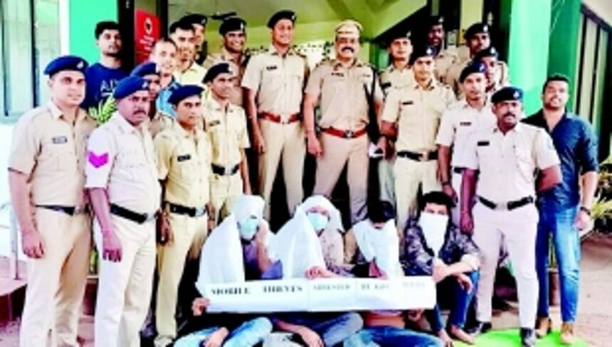 37 arrested for stealing mobile phones at Anjuna and Calangute