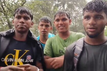 40 stranded higher secondary students rescued from Charvane waterfall