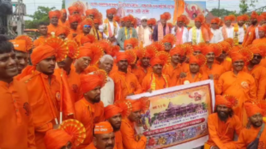 54th Goa-Ayodhya Padayatra began from Mapusa