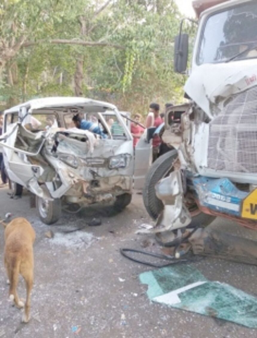 6 injured in Kavlem mishap 1 6 injured in Kavlem mishap