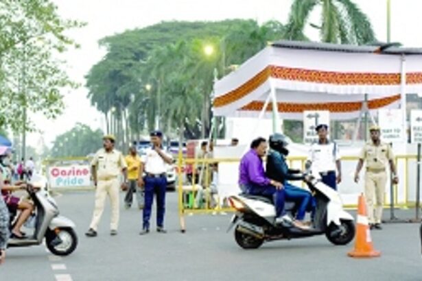 600 traffic police deployed for security during novena of St Francis Xavier at Old Goa