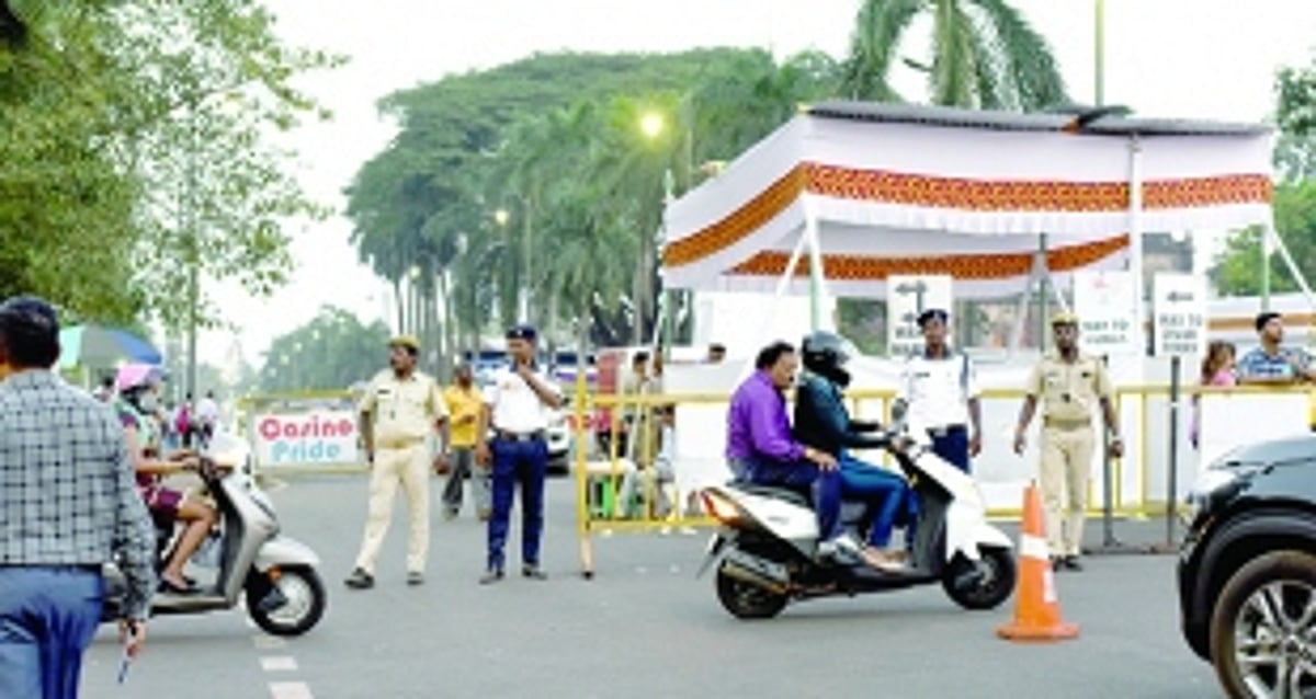 600 traffic police deployed for security during novena of St Francis Xavier at Old Goa