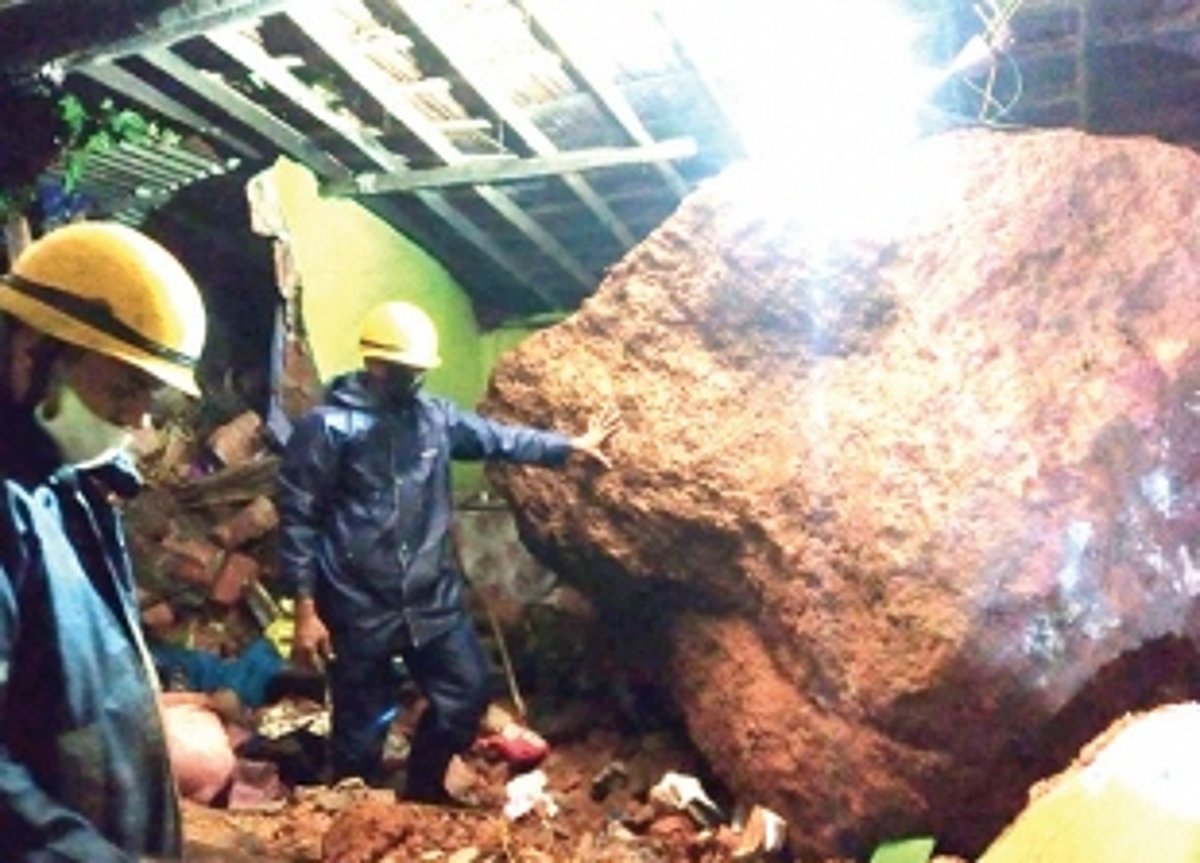 63-yr-old Vasco woman crushed to  death as boulder crashes into house