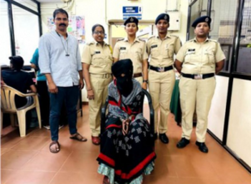 71-yr-old woman held with ganja