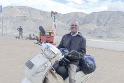 74 and still riding to great heights