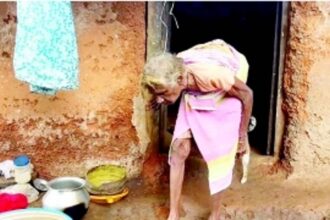 85-year-old Bhagirathi waits for the bank to show heart and deliver her pension