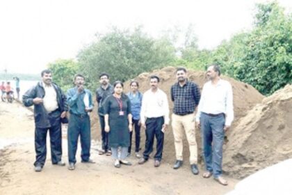 88 cubic mts of sand seized