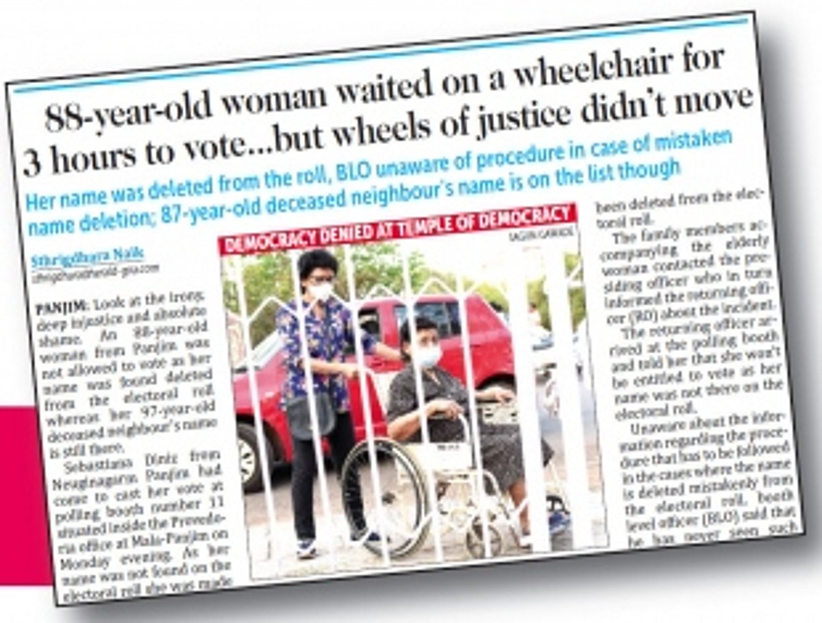 88-year-old writes to ECI on  denial of voting right