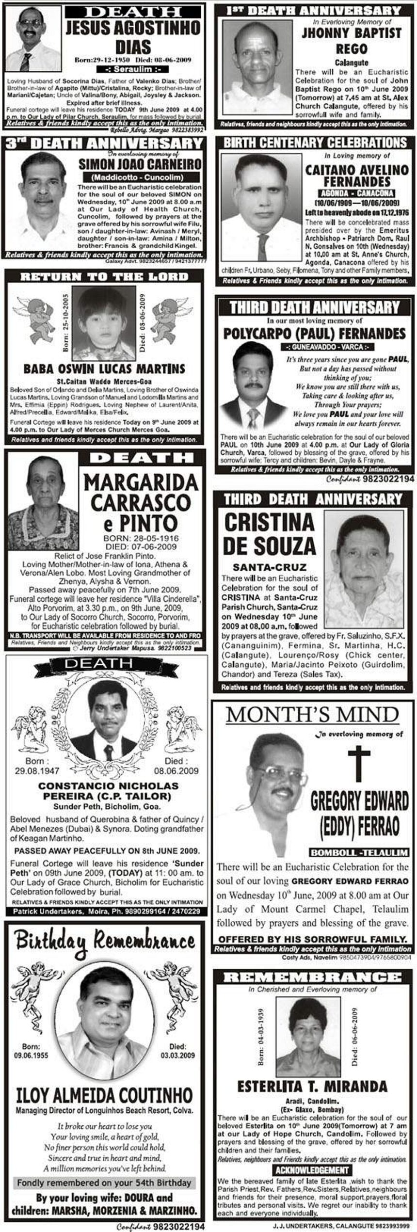 9 june,2009
