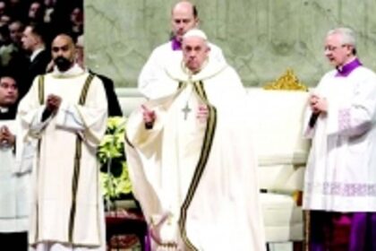 A Goan Deacon was on the right hand of Pope Francis at the Christmas Eve Mass at the Vatican