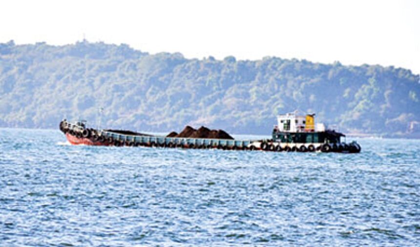 A barge carries open cargo despite of Captain of Ports warning 1 A barge carries open cargo despite of Captain of Ports warning