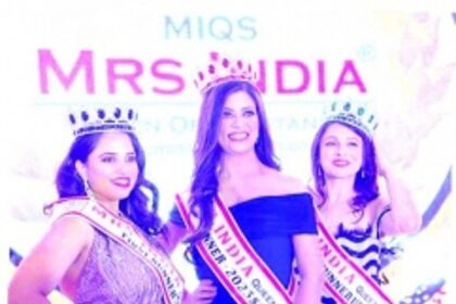 A crowning moment as a mother wins a title