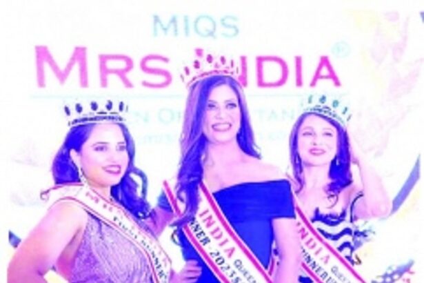 A crowning moment as a mother wins a title