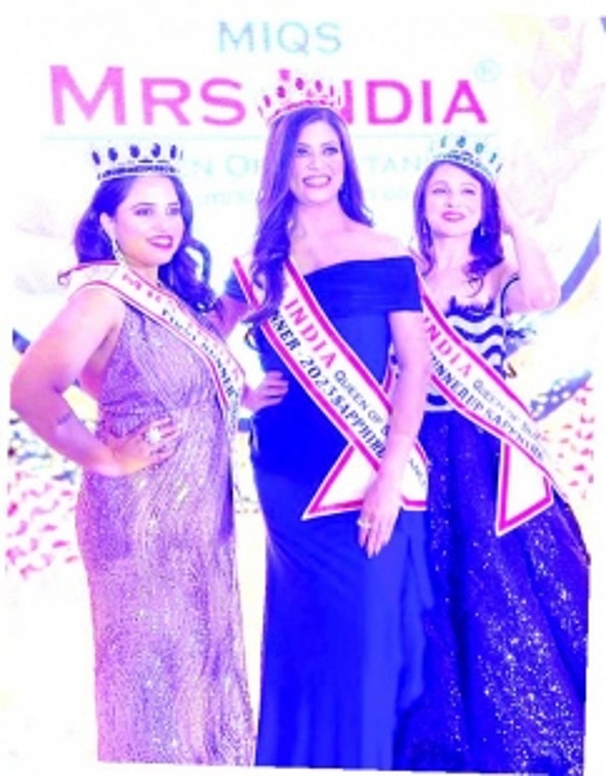 A crowning moment as a mother wins a title