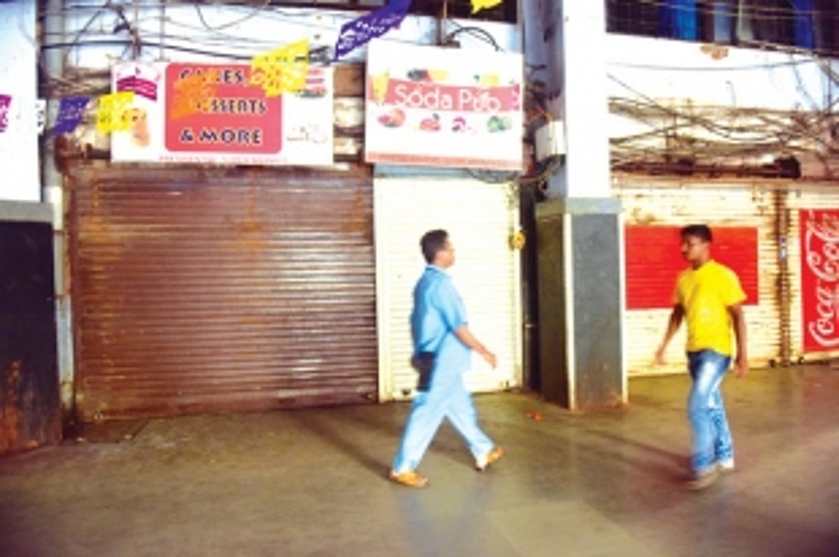 A day after fire, Panjim KTC bus stand wears a gloomy look