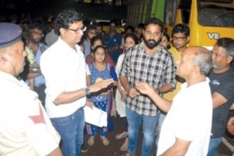 A helpless mother shrieked for help as  her blood-soaked kids bitten by the Rottweiler howled in pain