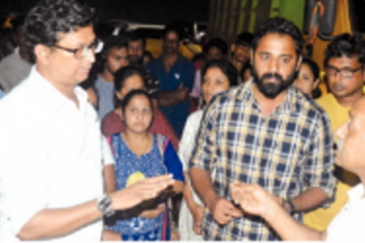 A helpless mother shrieked for help as her blood-soaked kids bitten by the Rottweiler howled in pain