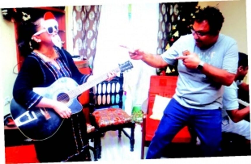 A joyous occasion with friends and family