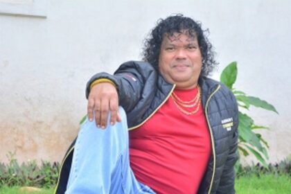 A man walking to his own beat