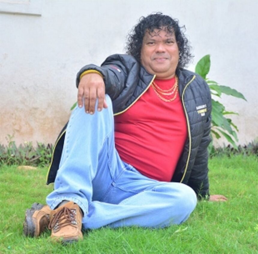 A man walking to his own beat