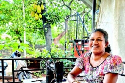 A mother’s love,  sewn with strength