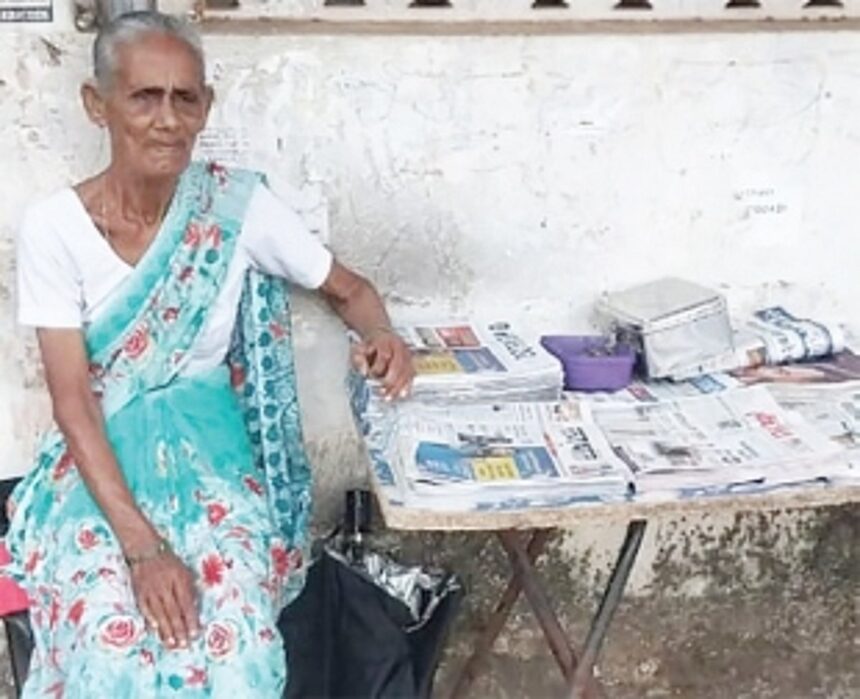 A newspaper agent at 76, Malini Naik’s work ethic makes Navelim proud