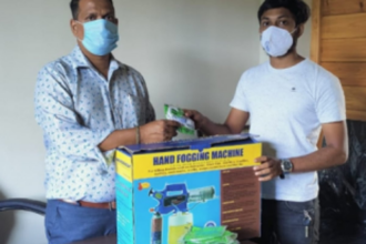 AAP donates fogging machines to Benaulim Constituency panchayats