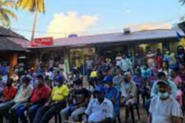 AAP holds Rozgaar Yatra in Velim