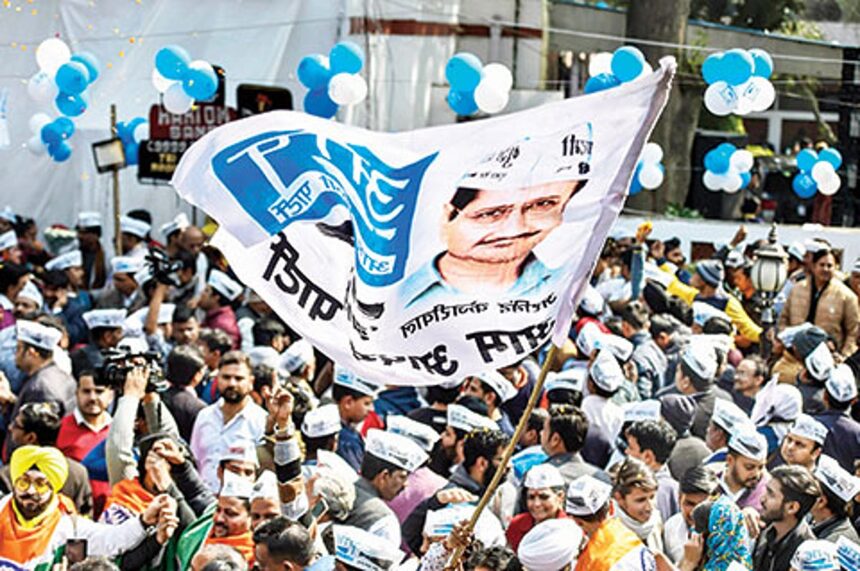AAP sweeps BJP aside to win Delhi again 1 AAP sweeps BJP aside to win Delhi again
