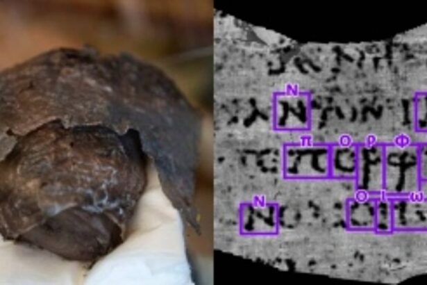 AI Unveils Secrets 2,000-Year-Old Scroll Buried By Mount Vesuvius Volcano